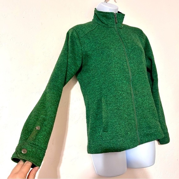 MOUNTAIN KHAKIS Women's Old Faithful Sweater Full Zip Jacket Turf Kelly Green S - Picture 4 of 12
